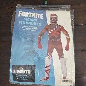 Fortnite Merry Marauder Costume Size Youth Large 12-14